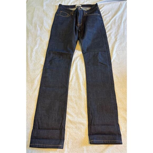 Taylor Stitch Size 31 Slim Jeans Rigid Organic blue Men Used - Picture 4 of 7